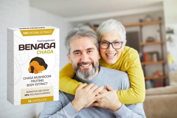Benaga Chaga kapsle Česku - Cena Recenze užívání